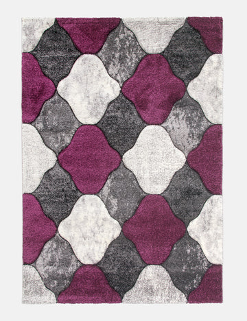 Impulse Coblo - Purple rug from The Mattress Store Ireland