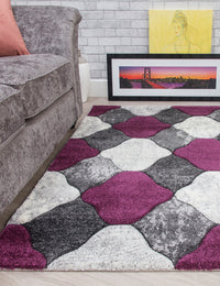Impulse Coblo - Purple rug, 80 x 150 cm size