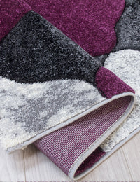 Impulse Coblo - Purple rug, 67 x 240 cm size
