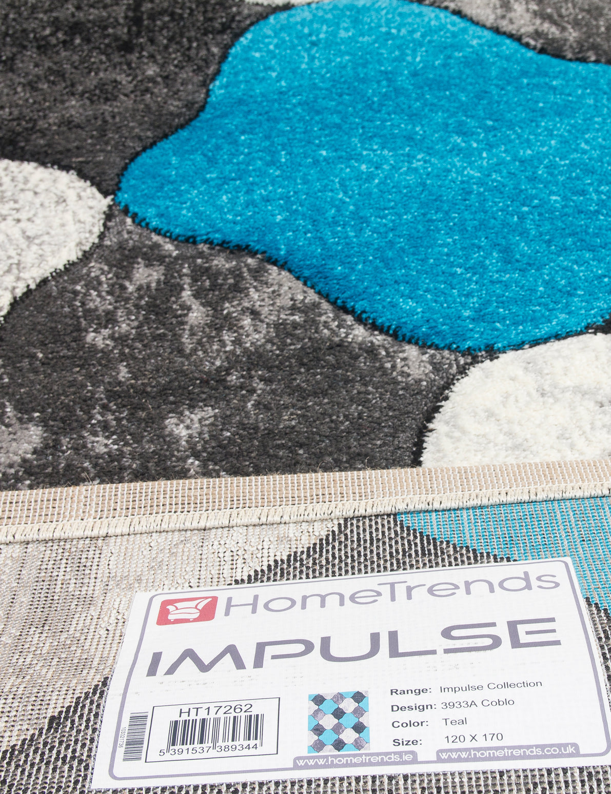 Impulse Coblo - Teal rug, photo 2