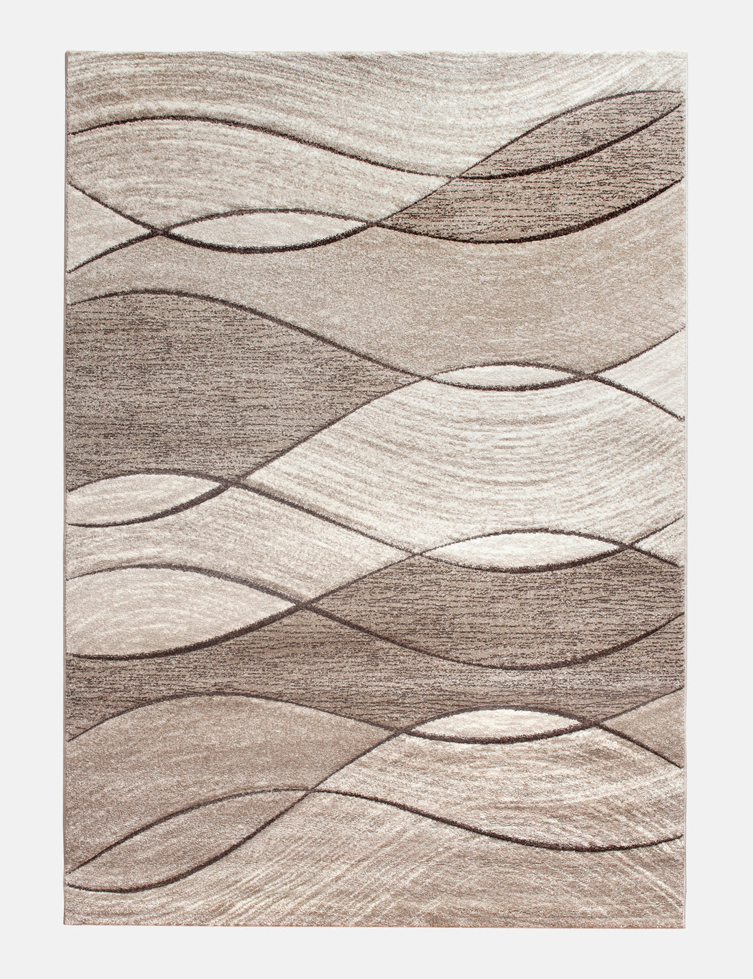 Impulse Waves - Beige rug from The Mattress Store Ireland