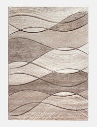 Impulse Waves - Beige rug from The Mattress Store Ireland