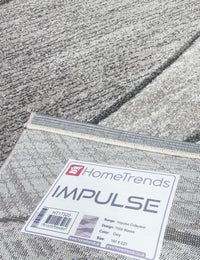 Impulse Waves - Grey rug, 200 x 300 cm size