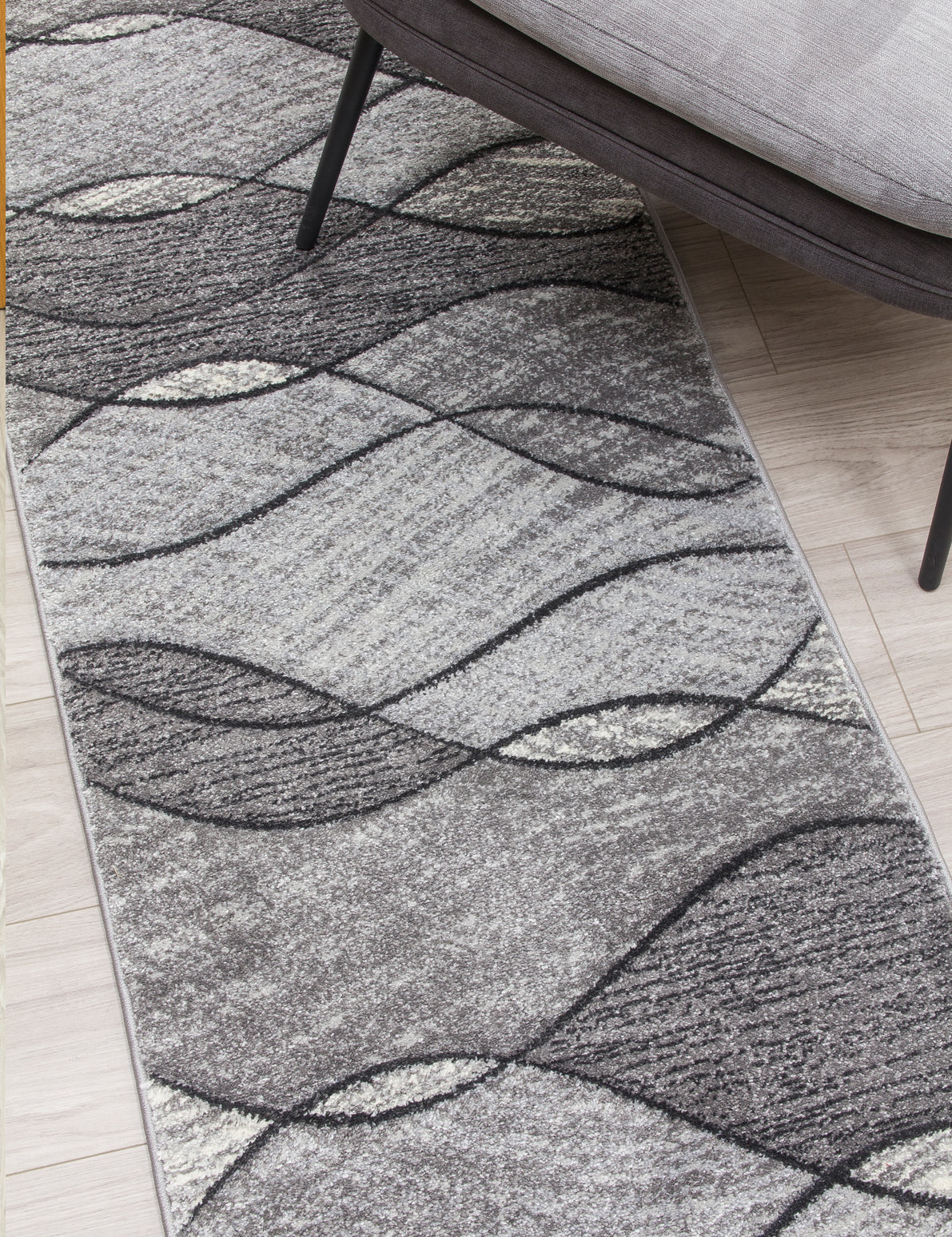 Impulse Waves - Grey rug, photo 11