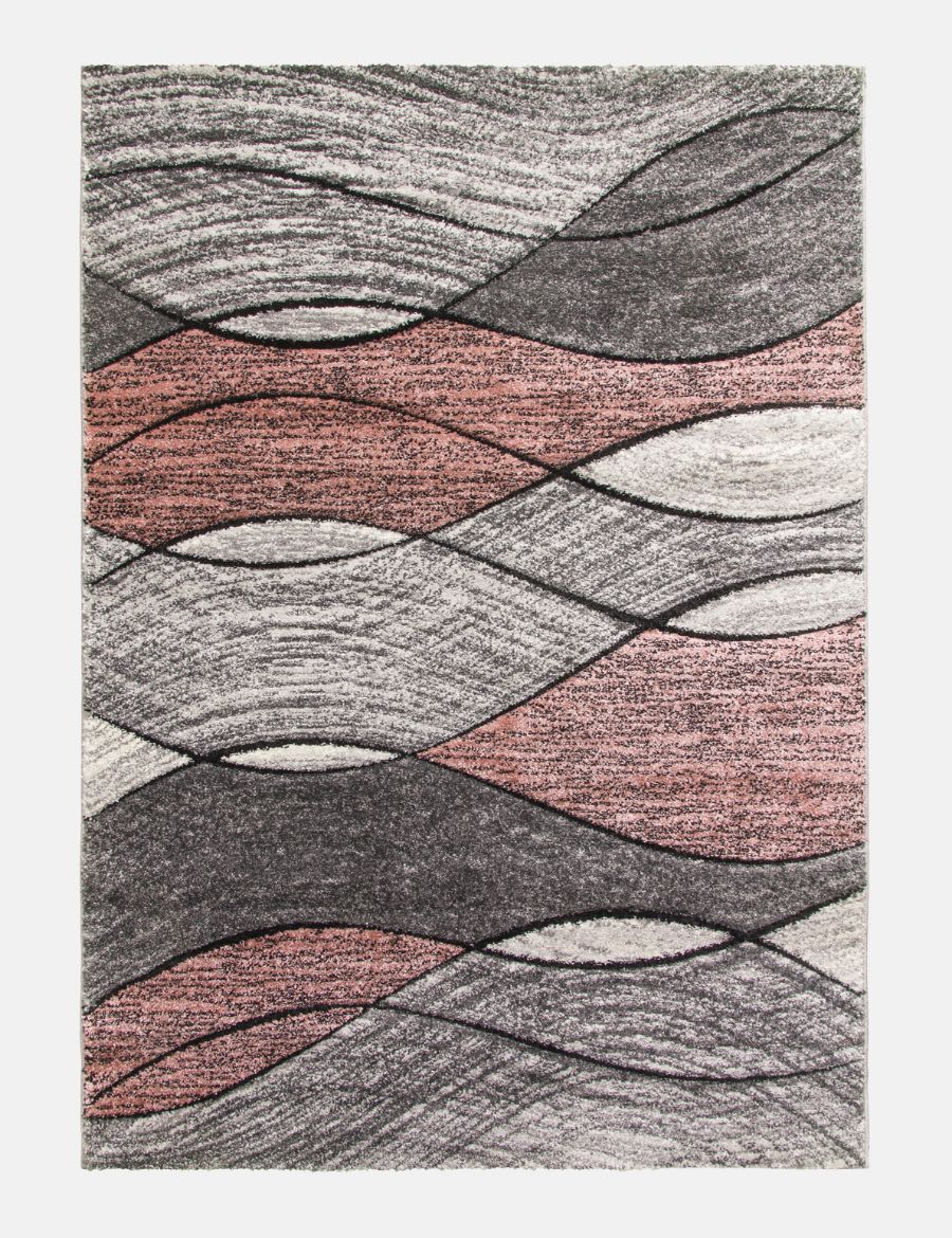 Impulse Waves - Pink rug from The Mattress Store Ireland