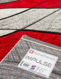 Impulse Waves - Red rug, 200 x 300 cm size