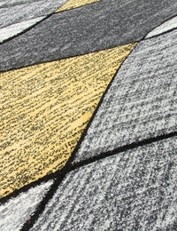 Impulse Waves - Yellow rug, 160 x 220 cm size