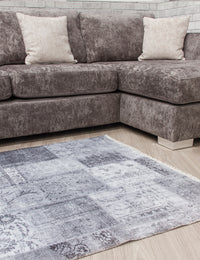 Modena Patchwork Grey rug, 160 x 220 cm size