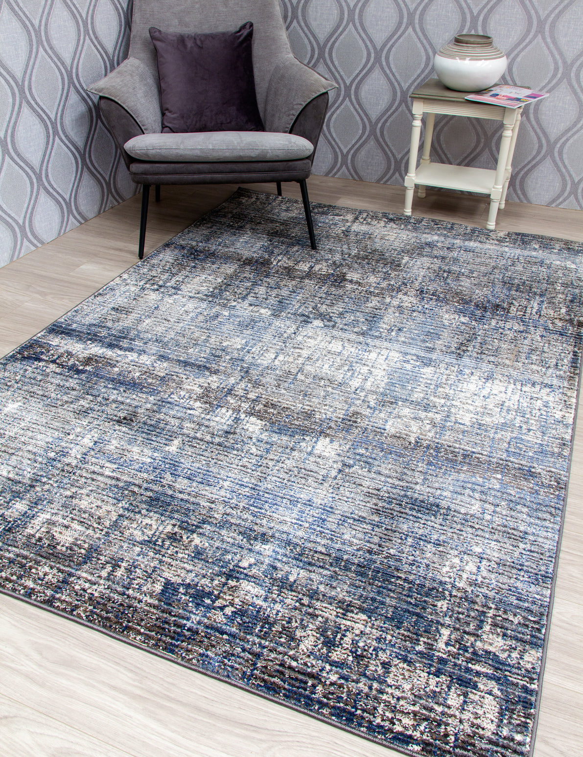 Mystique Bohemian - Grey rug, 80 x 150 cm size