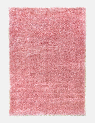 Plush Shaggy - Blush Pink rug from The Mattress Store Ireland