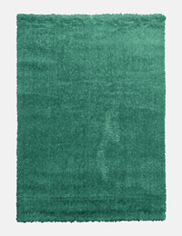 Plush Shaggy - Dark Green rug from The Mattress Store Ireland