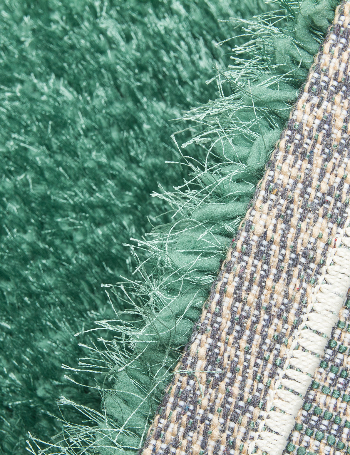 Plush Shaggy - Dark Green rug, photo 5