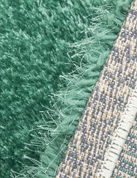 Plush Shaggy - Dark Green rug, photo 5