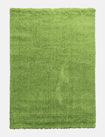 Plush Shaggy - Light Green rug from The Mattress Store Ireland
