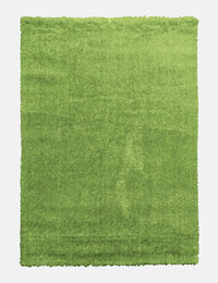 Plush Shaggy - Light Green rug from The Mattress Store Ireland