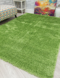 Plush Shaggy - Light Green rug, photo 6
