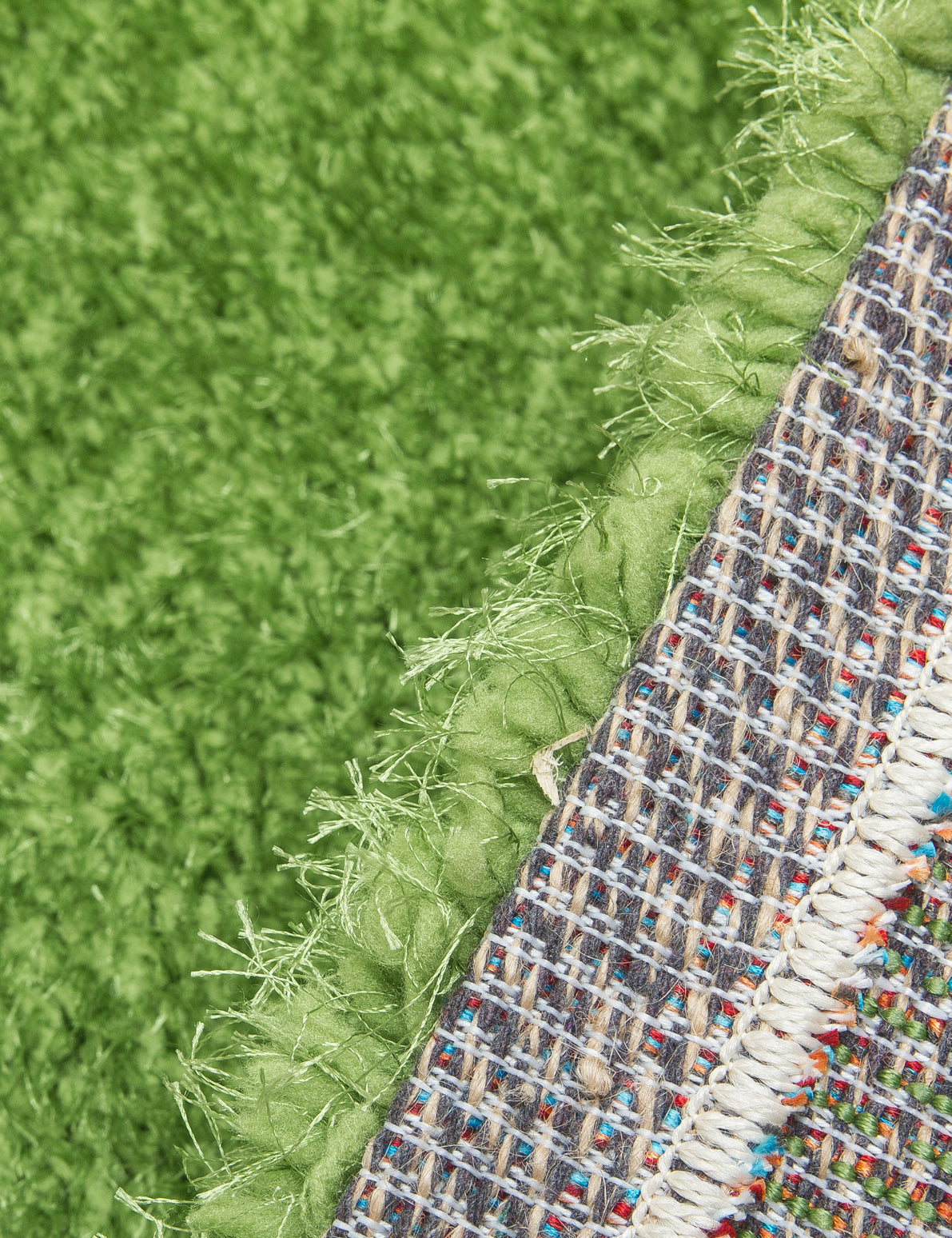 Plush Shaggy - Light Green rug, photo 4