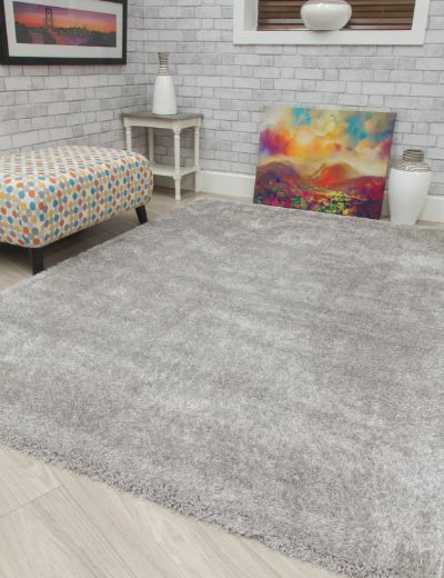 Plush Shaggy - Light Grey