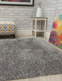 Plush Shaggy - Dark Grey rug, 160 x 220 cm size