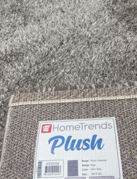 Plush Shaggy - Dark Grey rug, 200 x 300 cm size