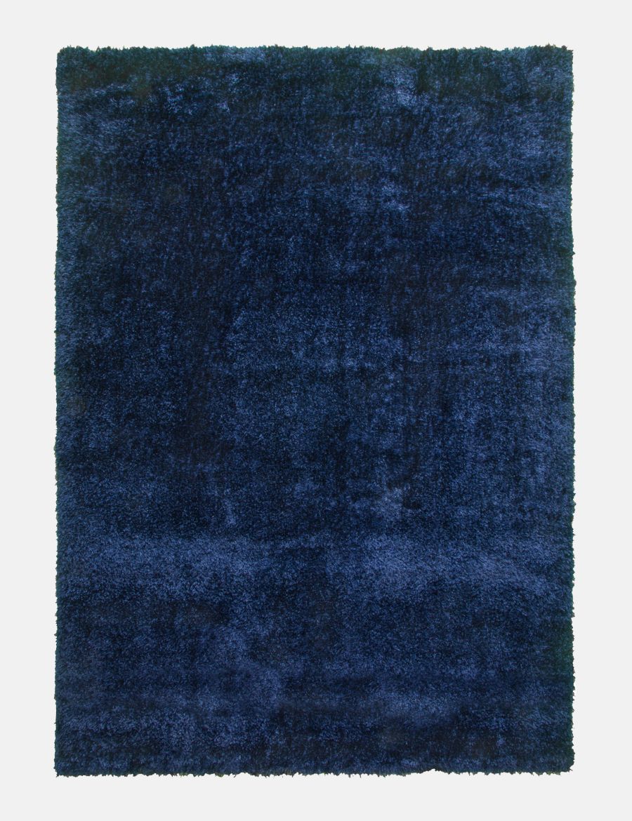 Plush Shaggy - Navy rug from The Mattress Store Ireland