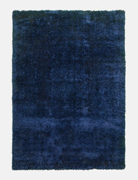 Plush Shaggy - Navy rug from The Mattress Store Ireland
