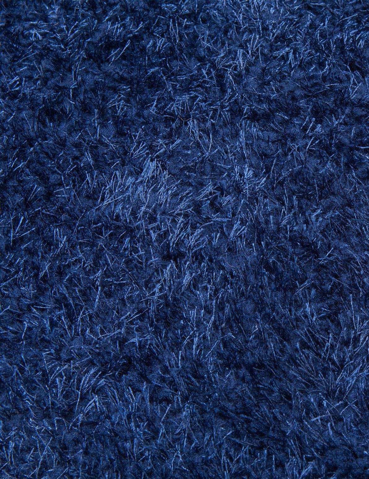 Plush Shaggy - Navy rug, photo 6