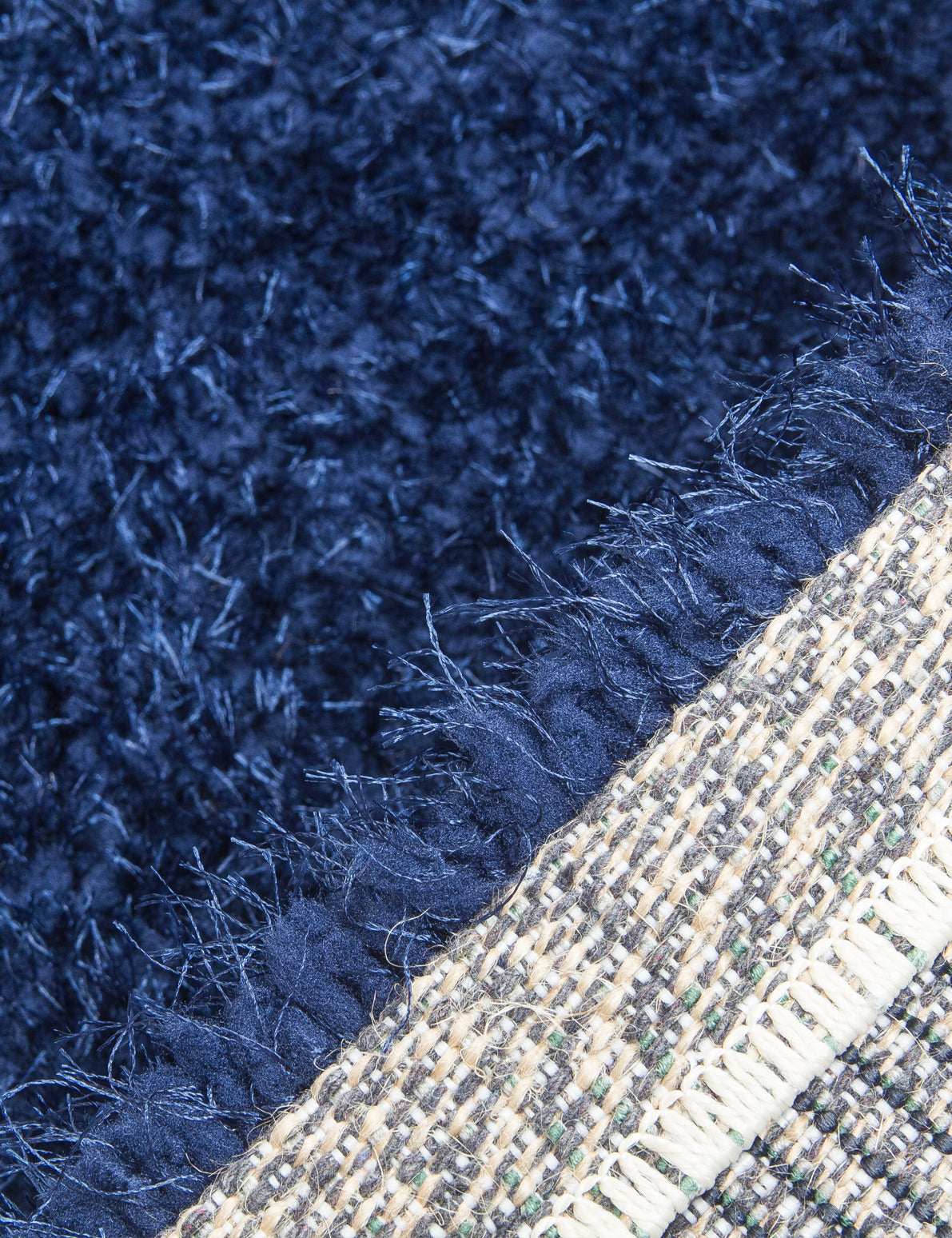 Plush Shaggy - Navy rug, photo 4