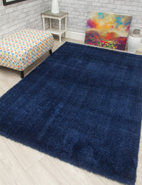 Plush Shaggy - Navy rug, 120 x 170 cm size