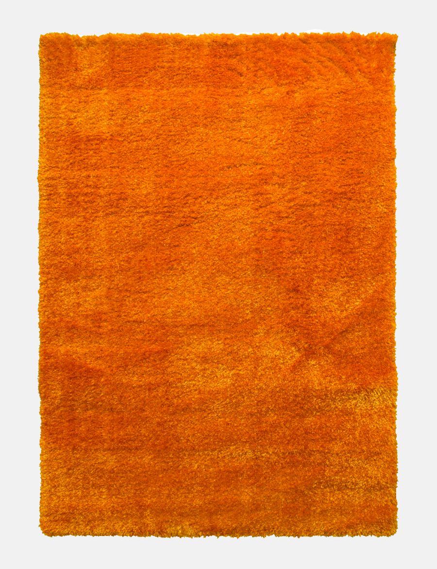 Plush Shaggy - Orange rug from The Mattress Store Ireland