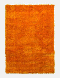 Plush Shaggy - Orange rug from The Mattress Store Ireland