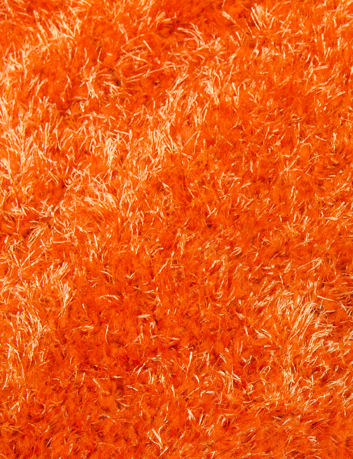 Plush Shaggy - Orange rug, photo 7