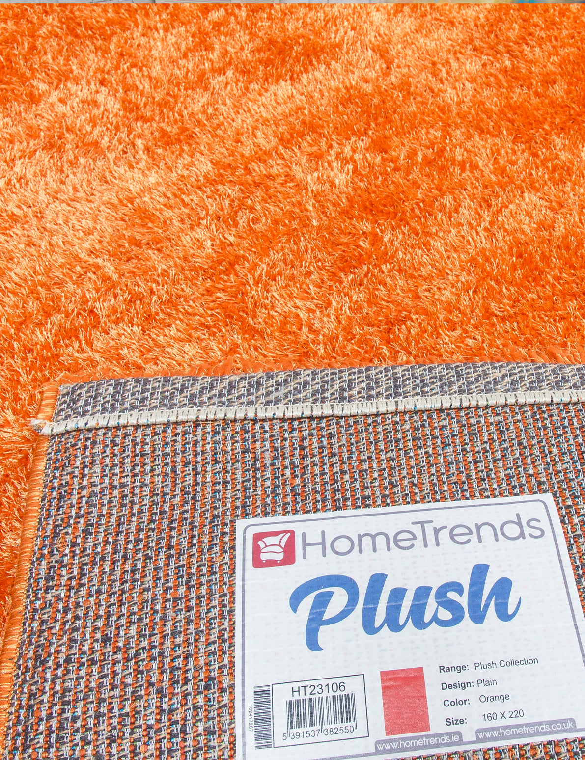 Plush Shaggy - Orange rug, photo 3