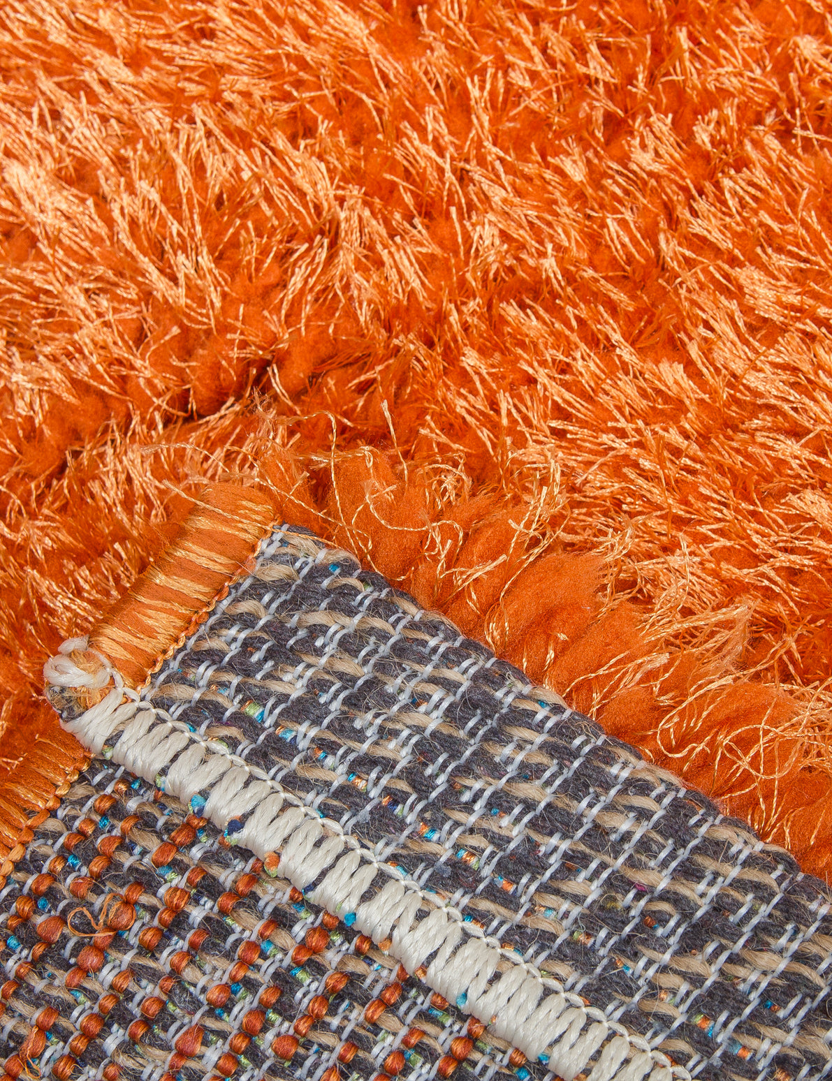 Plush Shaggy - Orange rug, photo 4