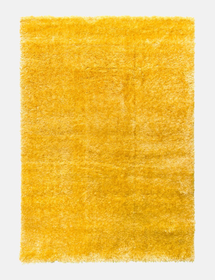 Plush Shaggy - Ochre rug from The Mattress Store Ireland