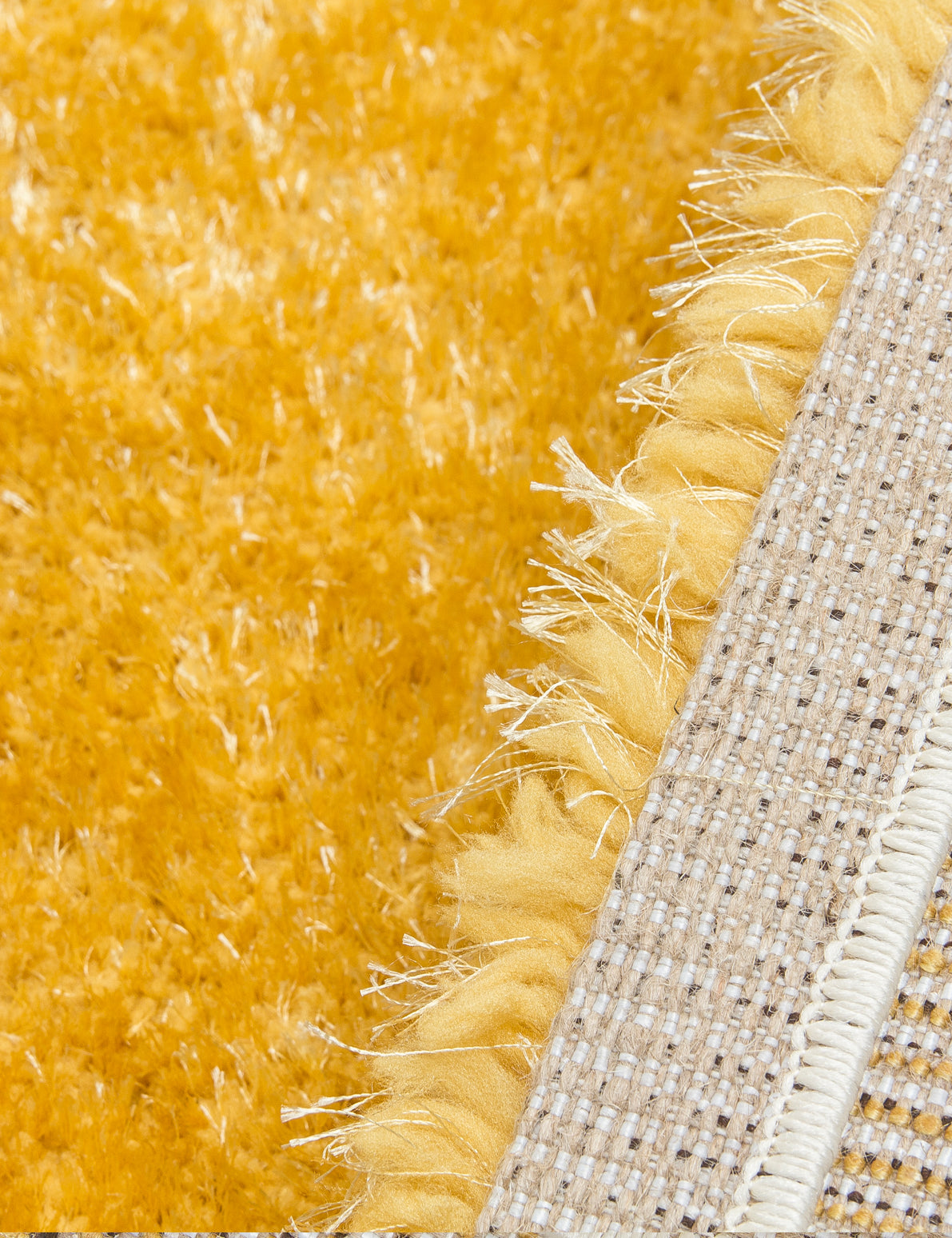 Plush Shaggy - Ochre rug, photo 5