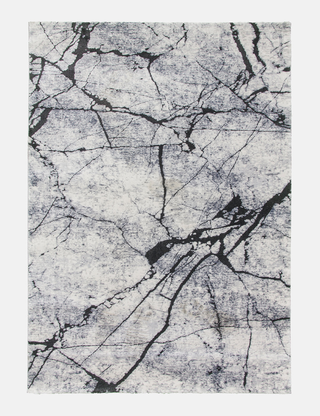 Rococo Glacial - Anthracite rug from The Mattress Store Ireland