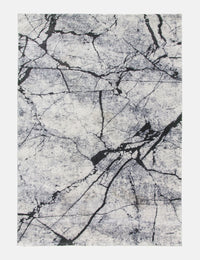 Rococo Glacial - Anthracite rug from The Mattress Store Ireland