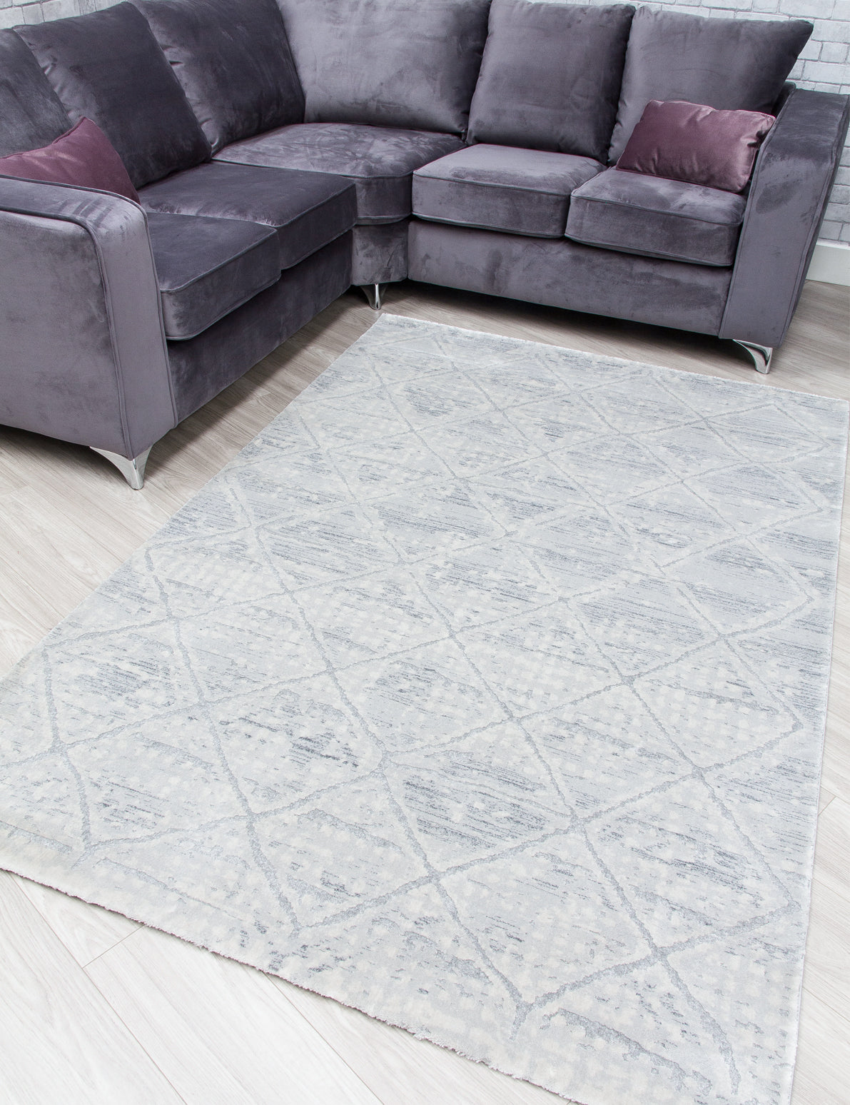 Rococo Quadito rug, 80 x 150 cm size
