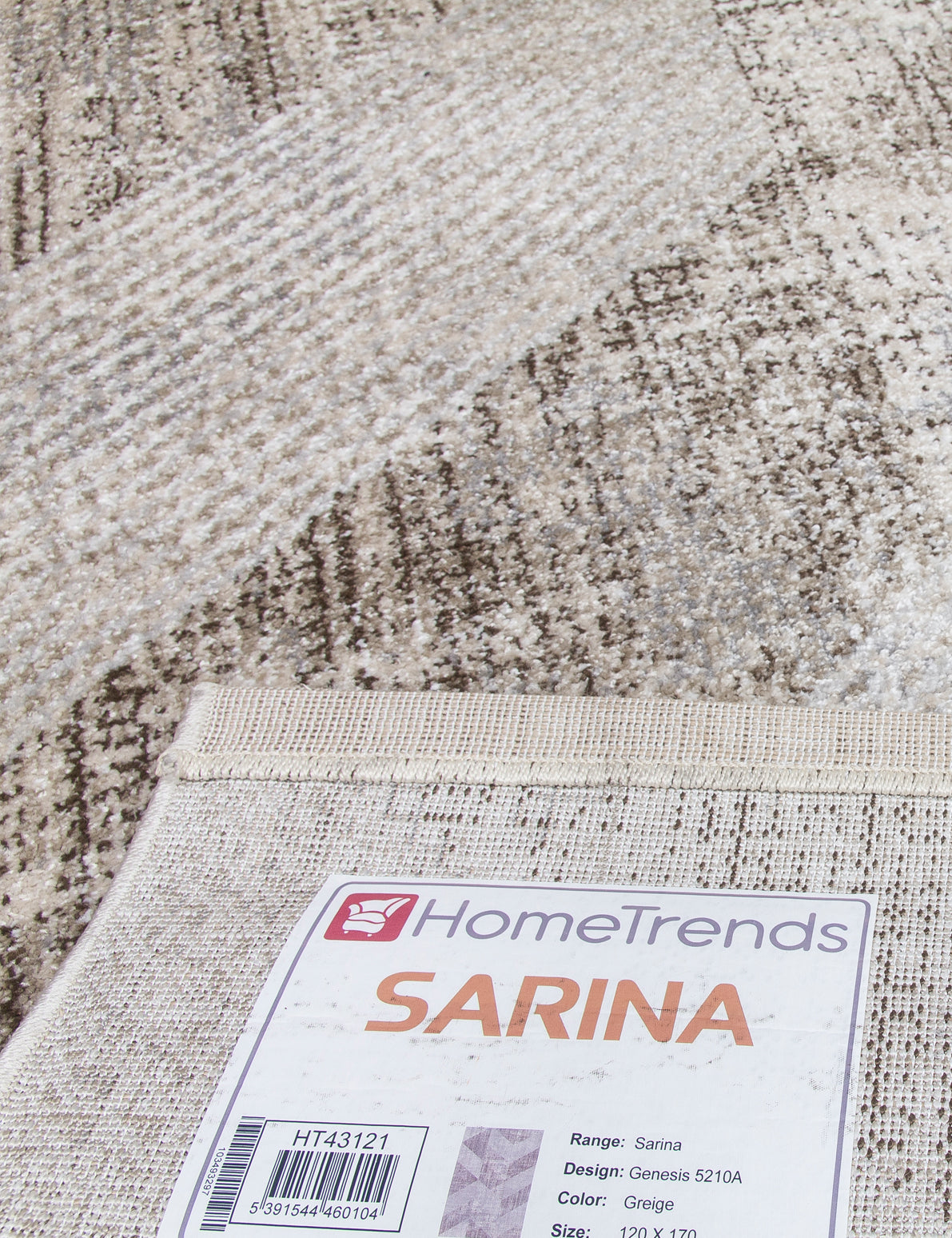Sarina Genesis - Greige rug, 200 x 300 cm size