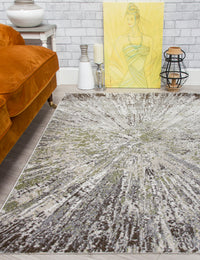 Sarina Stellar - Green rug, 80 x 150 cm size