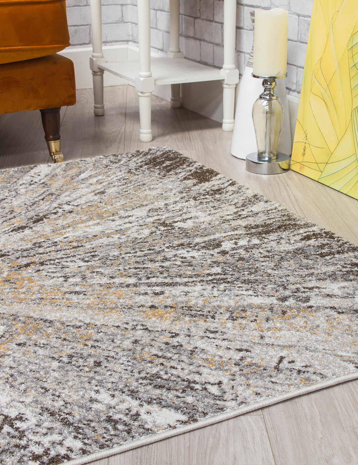 Sarina Stellar - Ochre rug, 160 x 220 cm size