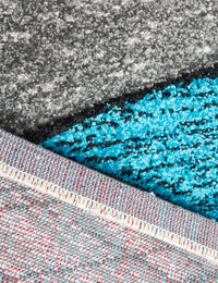 Impulse Waves - Teal rug, photo 3