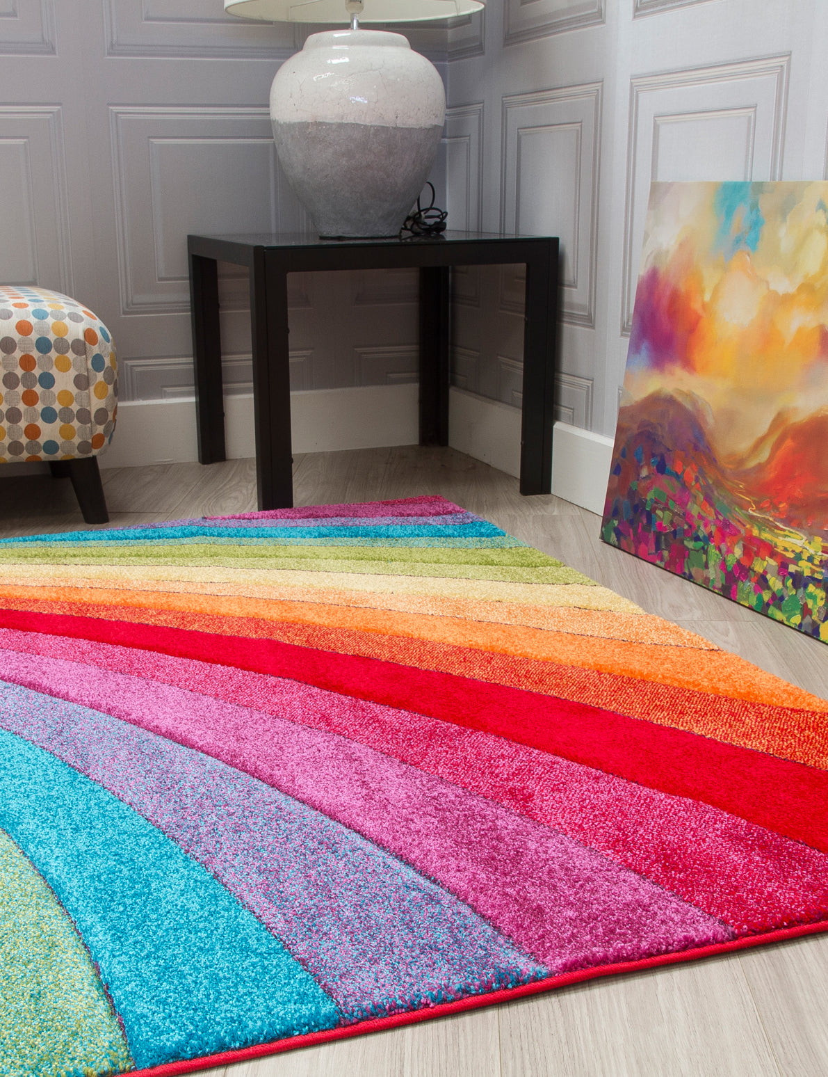 Candy Rainbow rug, 160 x 220 cm size