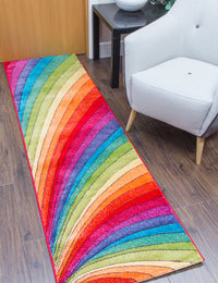 Candy Rainbow rug, 67 x 240 cm size