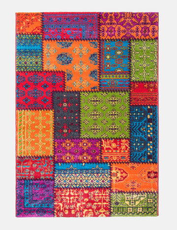 Patchwork rug from The Mattress Store Ireland