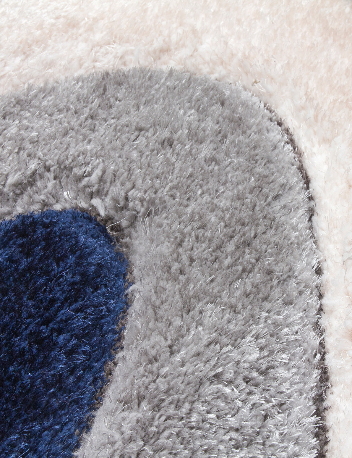 Luxus Ripples - Navy rug, 160 x 220 cm size