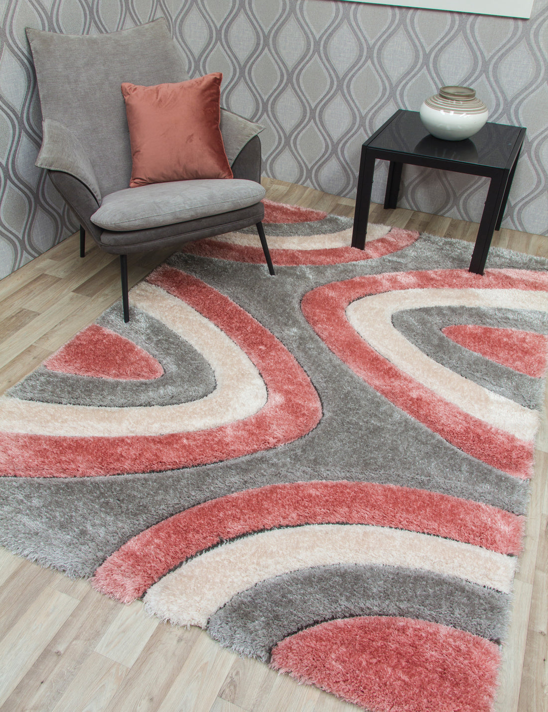 Luxurious Ripples - Pink