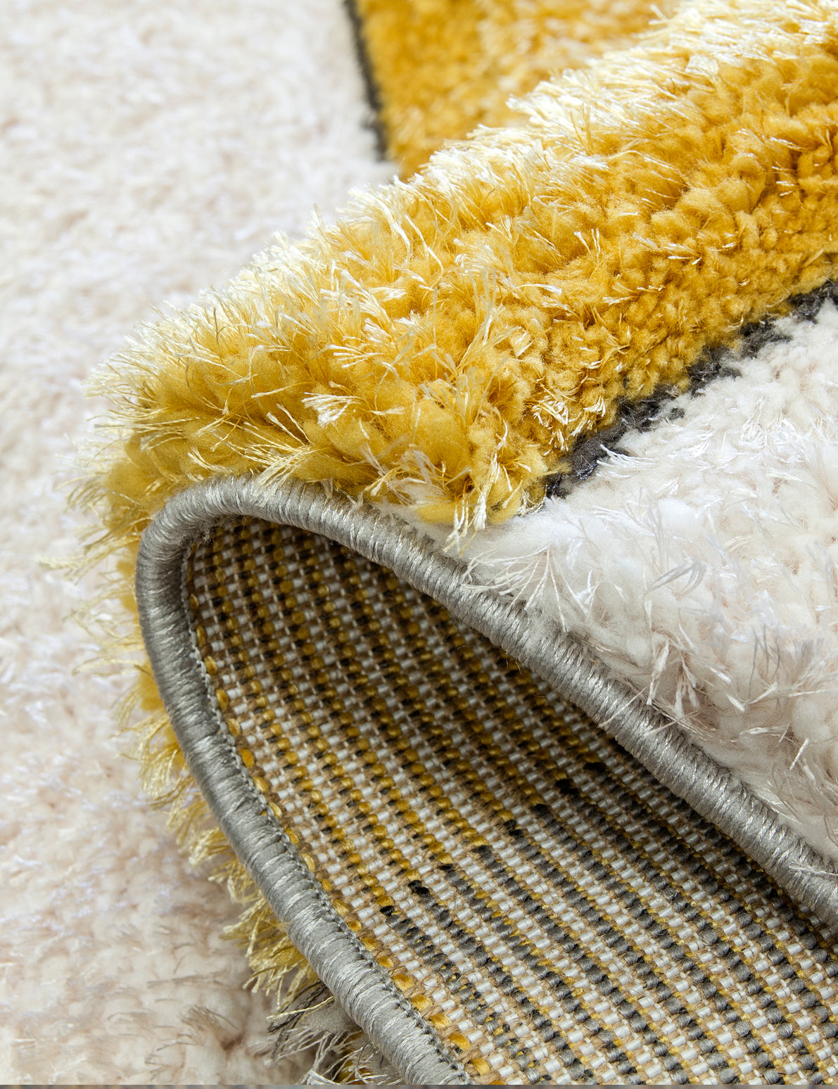 Luxus Ripples - Yellow rug, photo 4