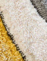 Luxus Ripples - Yellow rug, 160 x 220 cm size